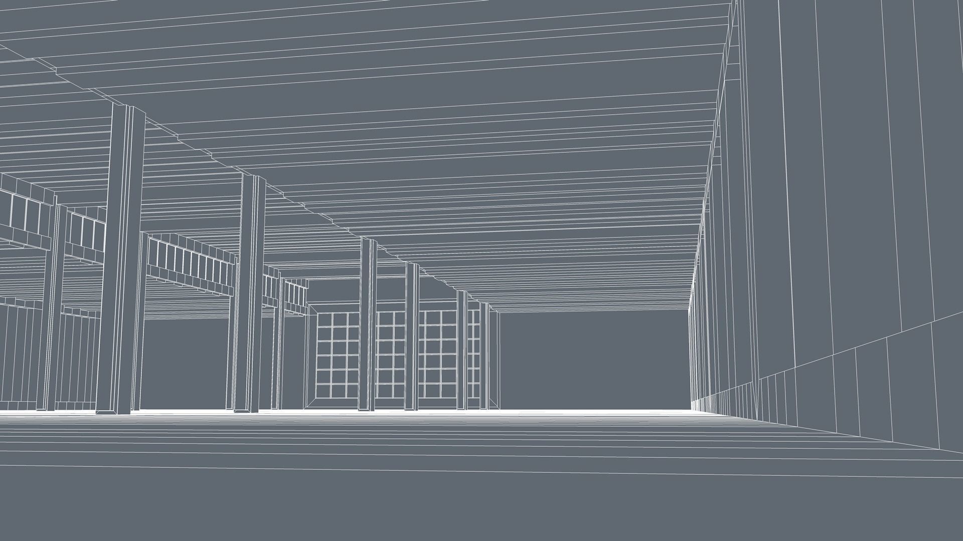 Basement Interior Low-poly 3D model_15