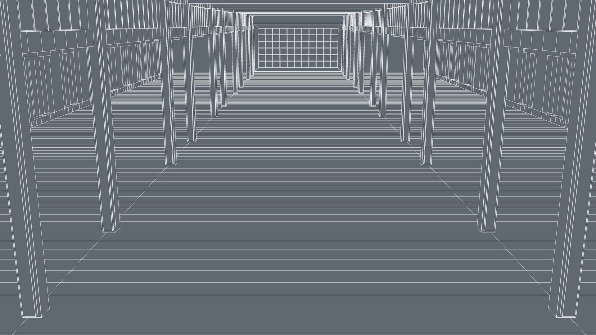 Basement Interior Low-poly 3D model_9