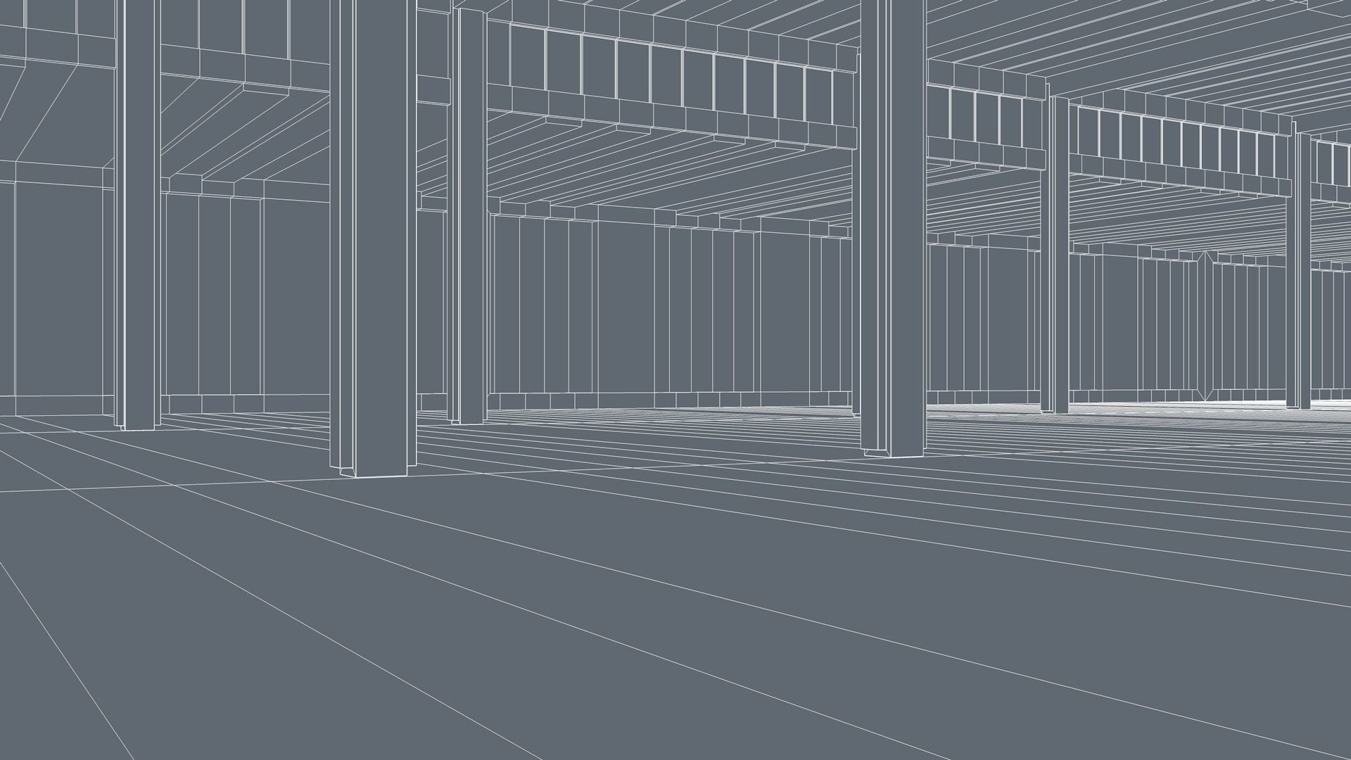 Basement Interior Low-poly 3D model_14