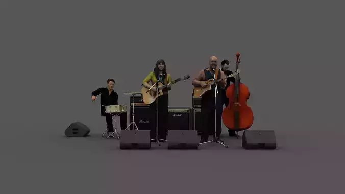 ACCOUSTIC BAND 3D Model