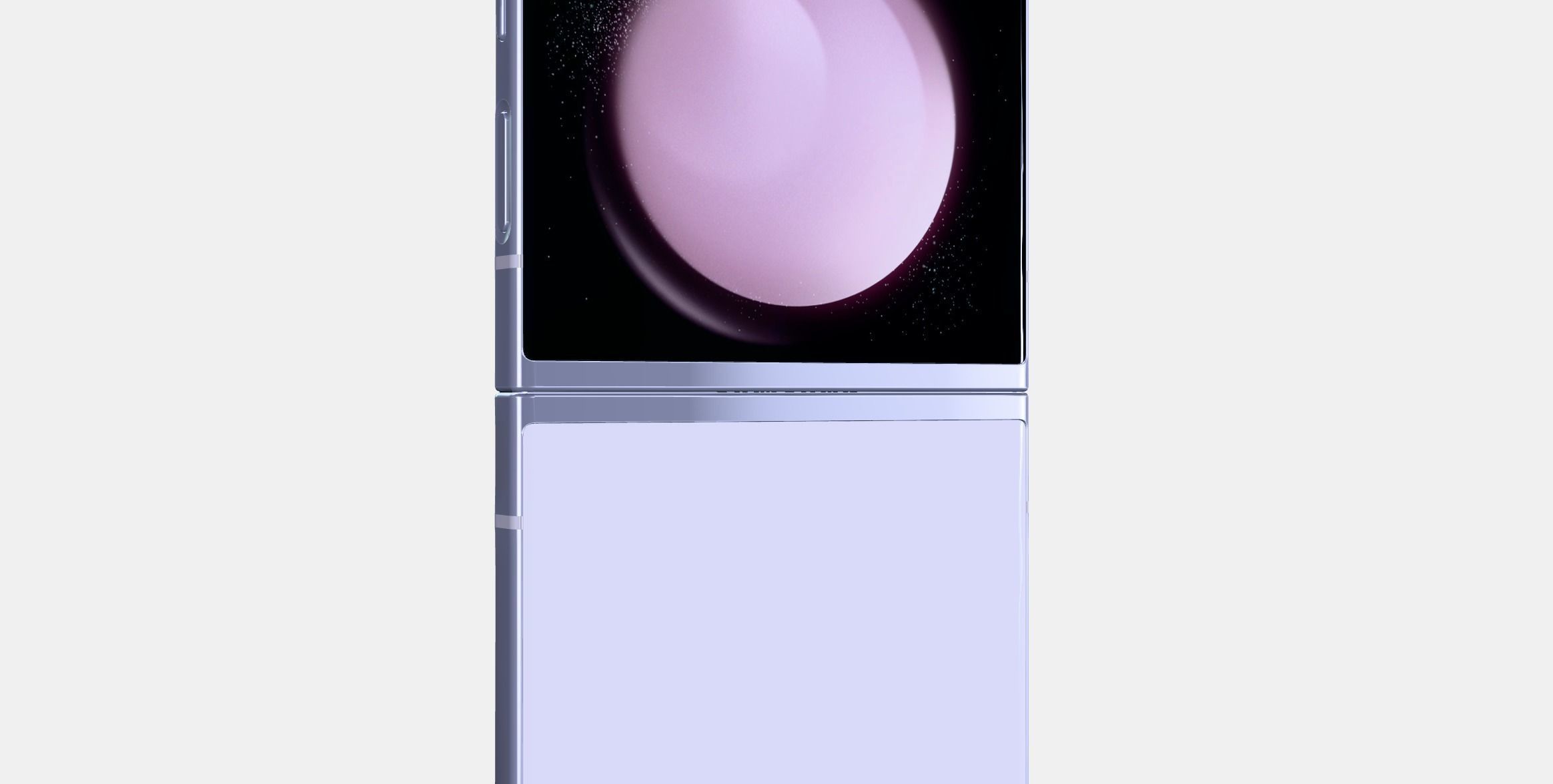 Samsung Galaxy ZFlip Lavender 3D model_2