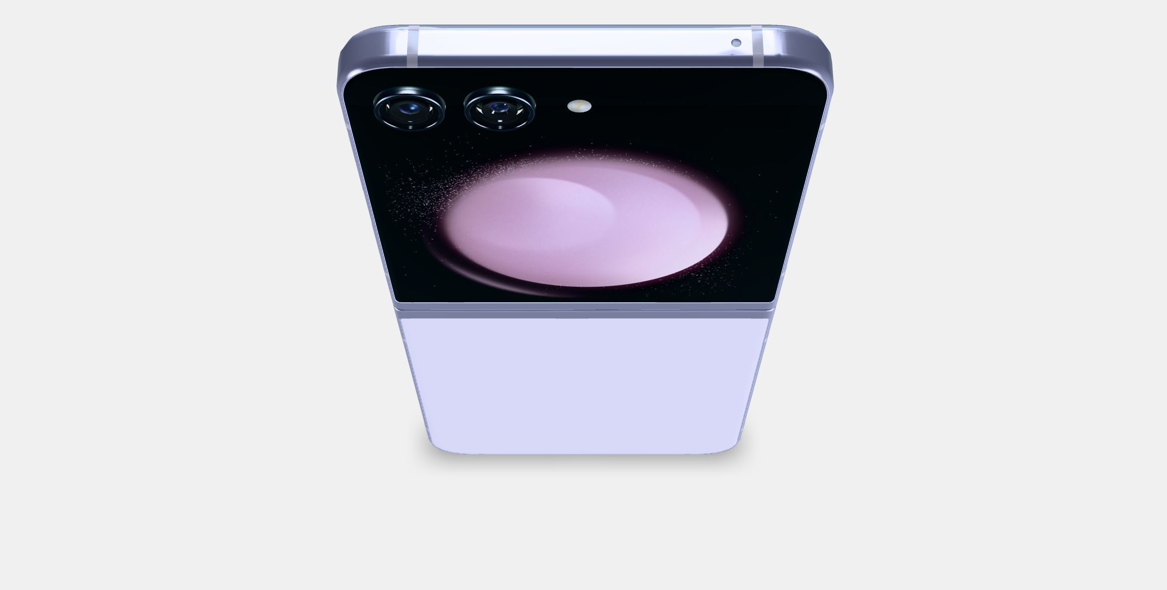 Samsung Galaxy ZFlip Lavender 3D model_4