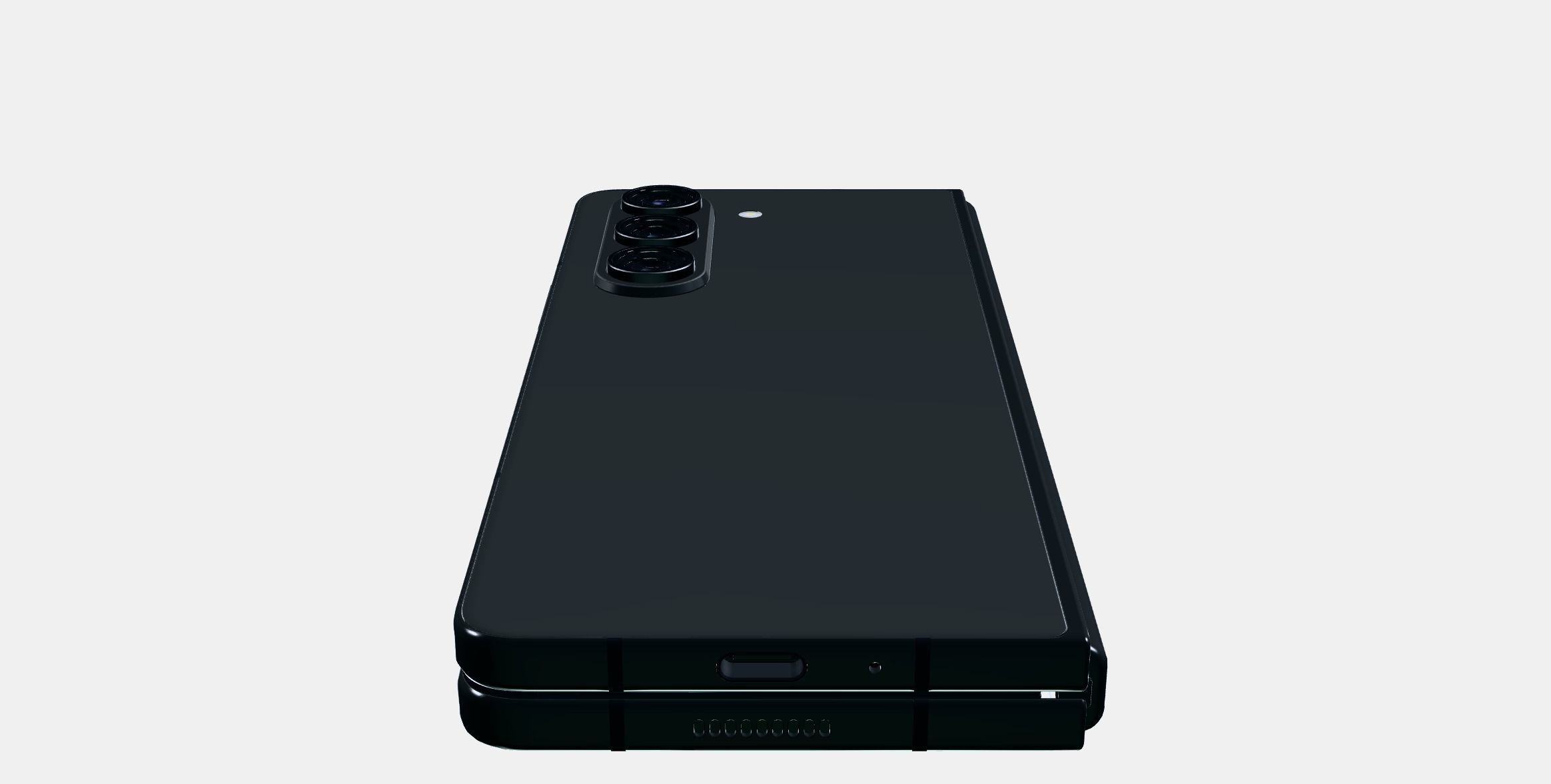 Samsung Galaxy ZFold Fantom Black 3D model_8