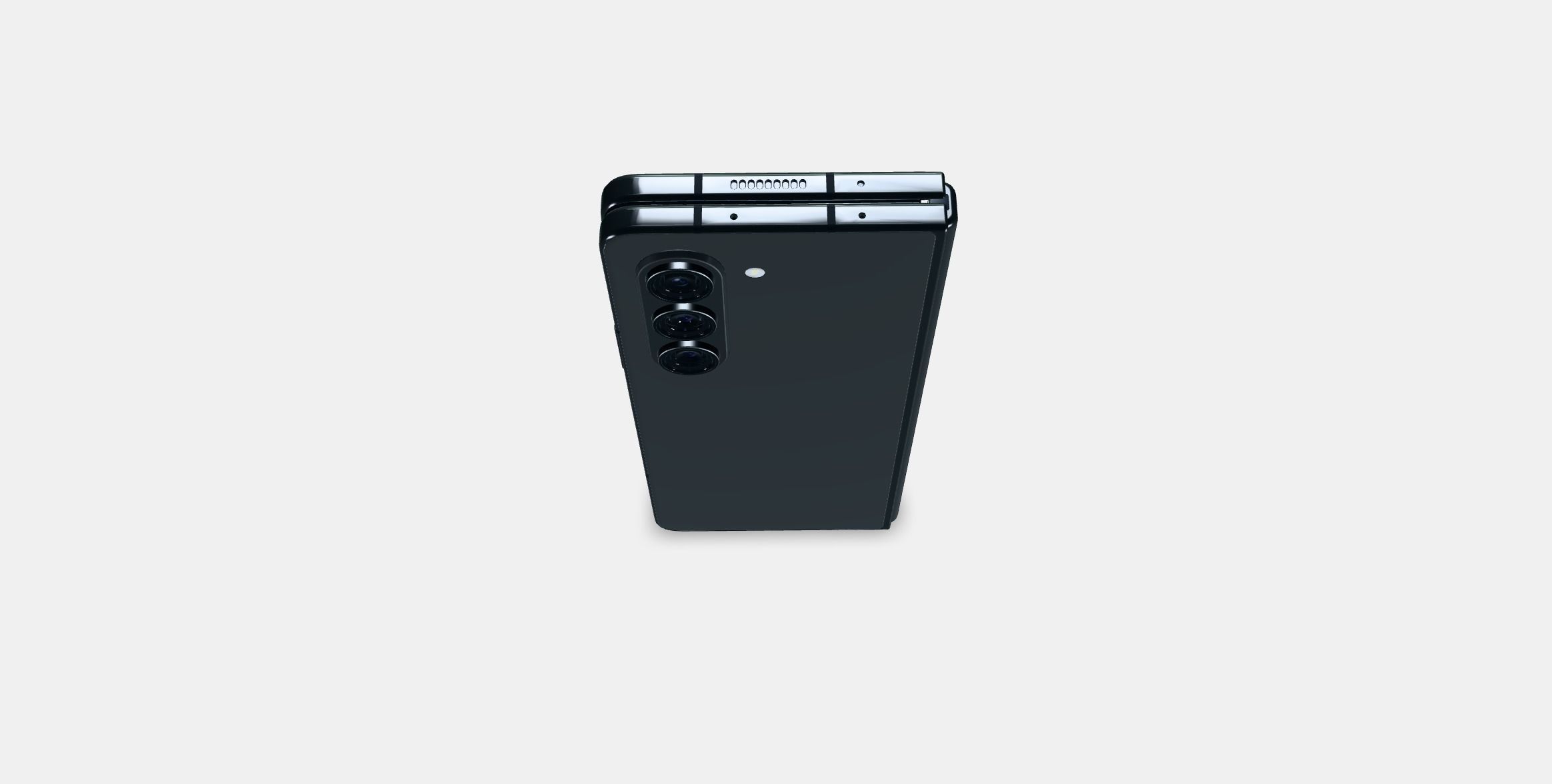 Samsung Galaxy ZFold Fantom Black 3D model_3