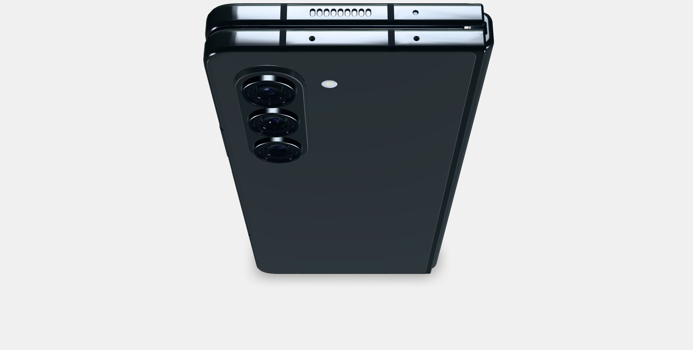 Samsung Galaxy ZFold Fantom Black 3D model_4