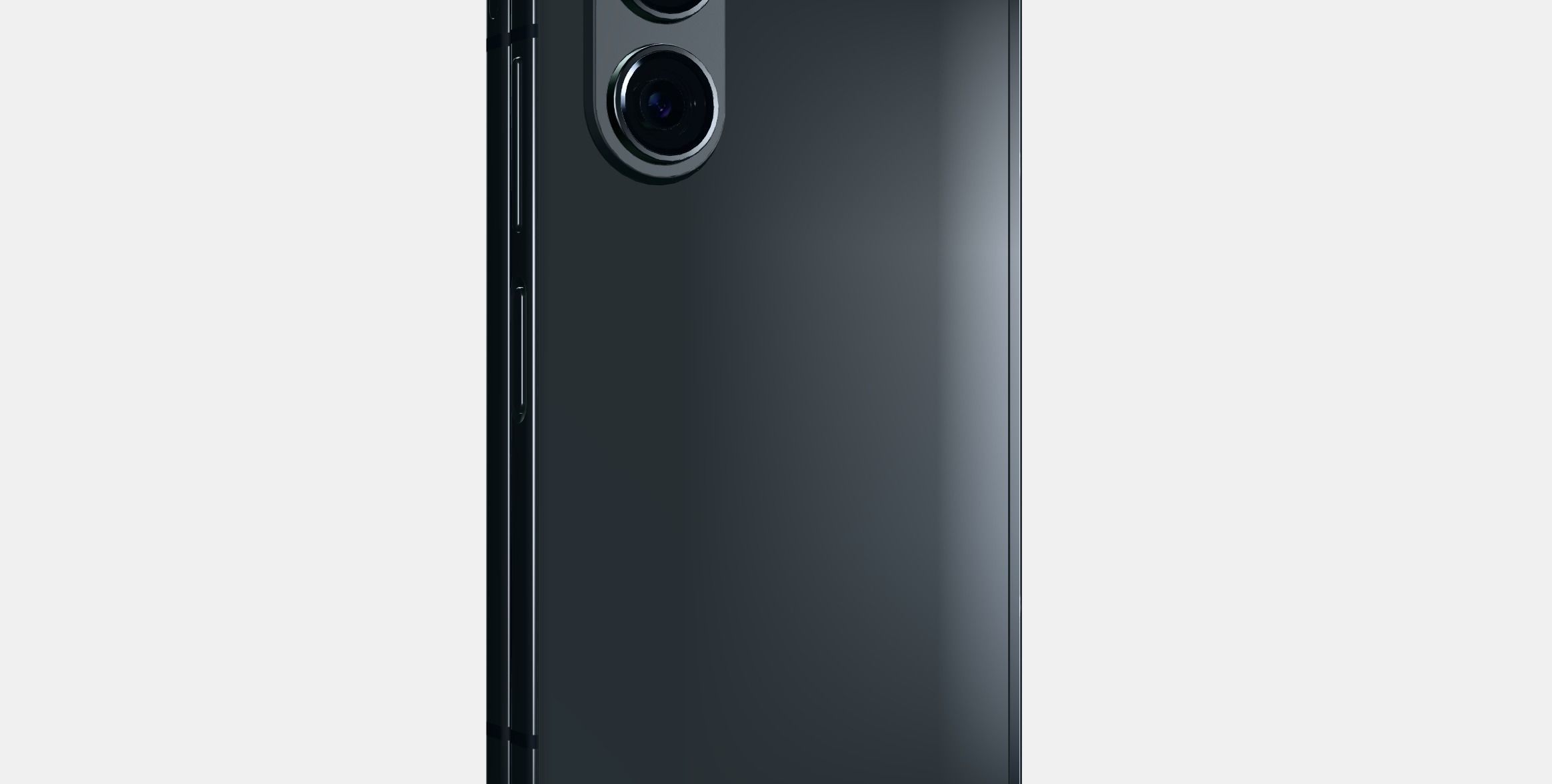 Samsung Galaxy ZFold Fantom Black 3D model_2