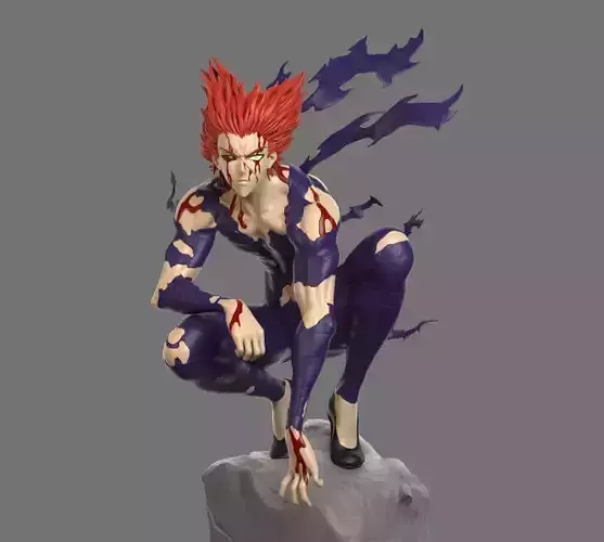 Garou - Onepunchman - 3D Print