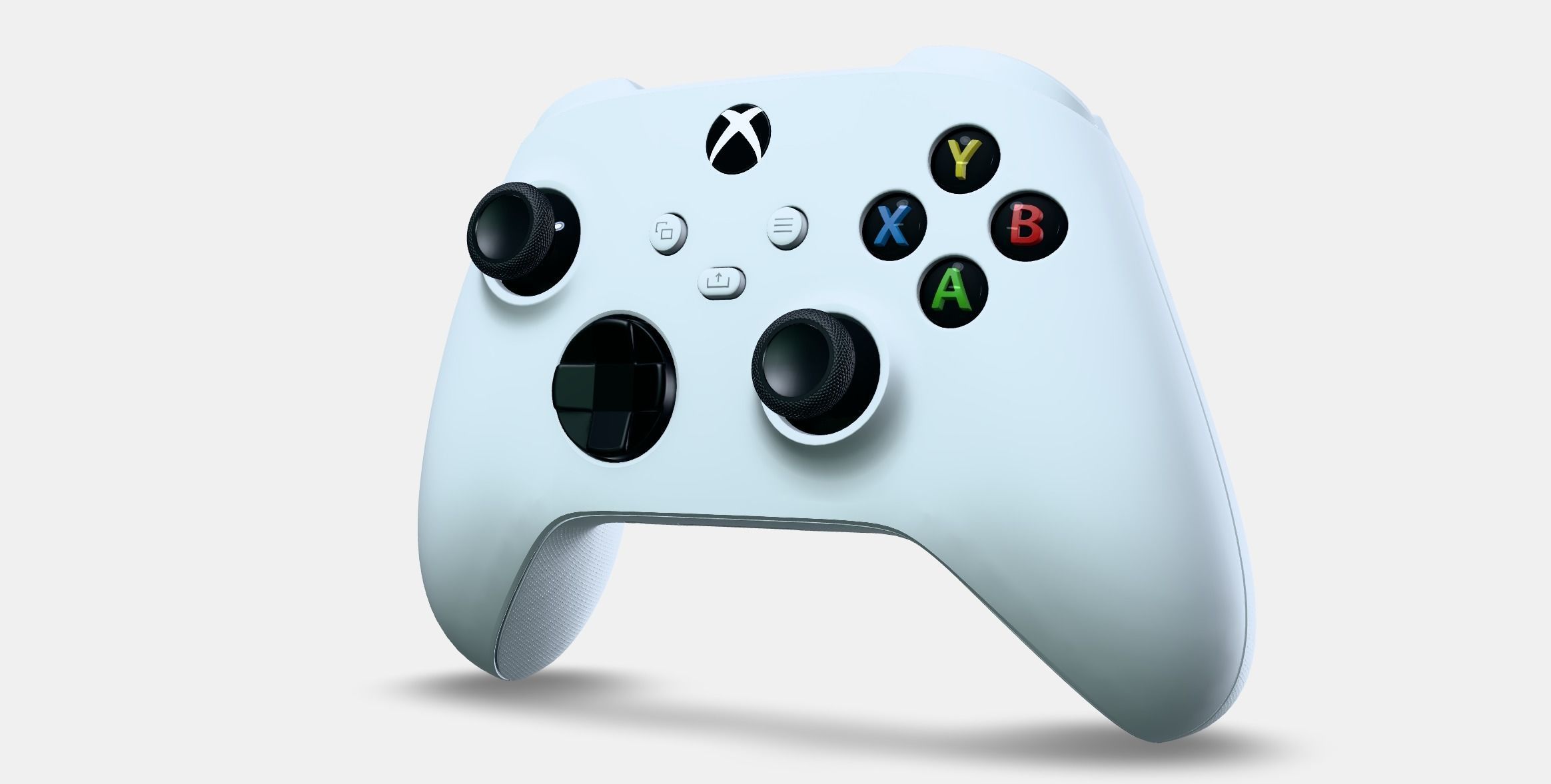 Xbox Wireless Controller Robot White 3D model_13