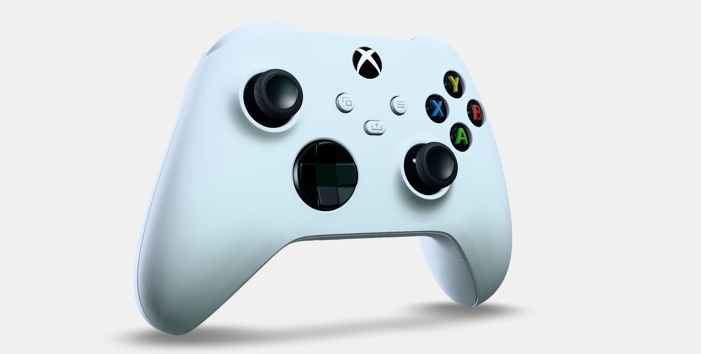 Xbox Wireless Controller Robot White 3D model_9