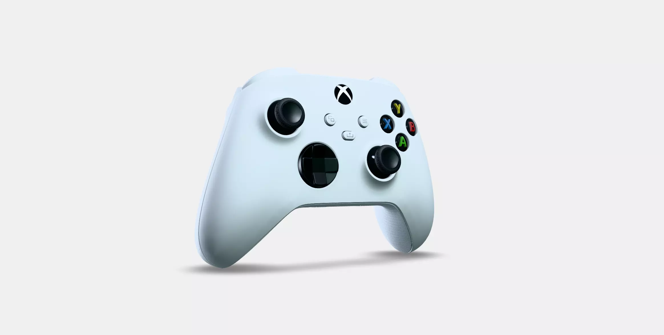 Xbox Wireless Controller Robot White 3D model_0