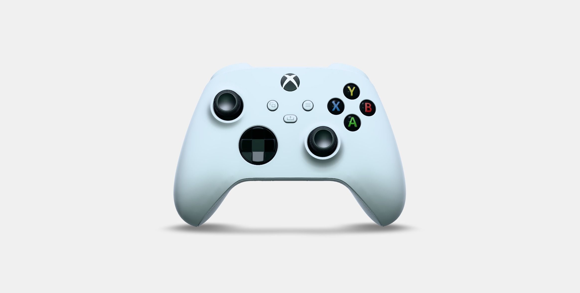 Xbox Wireless Controller Robot White 3D model_10