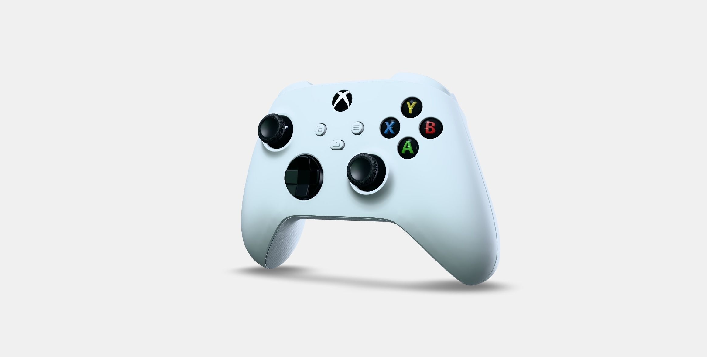 Xbox Wireless Controller Robot White 3D model_12