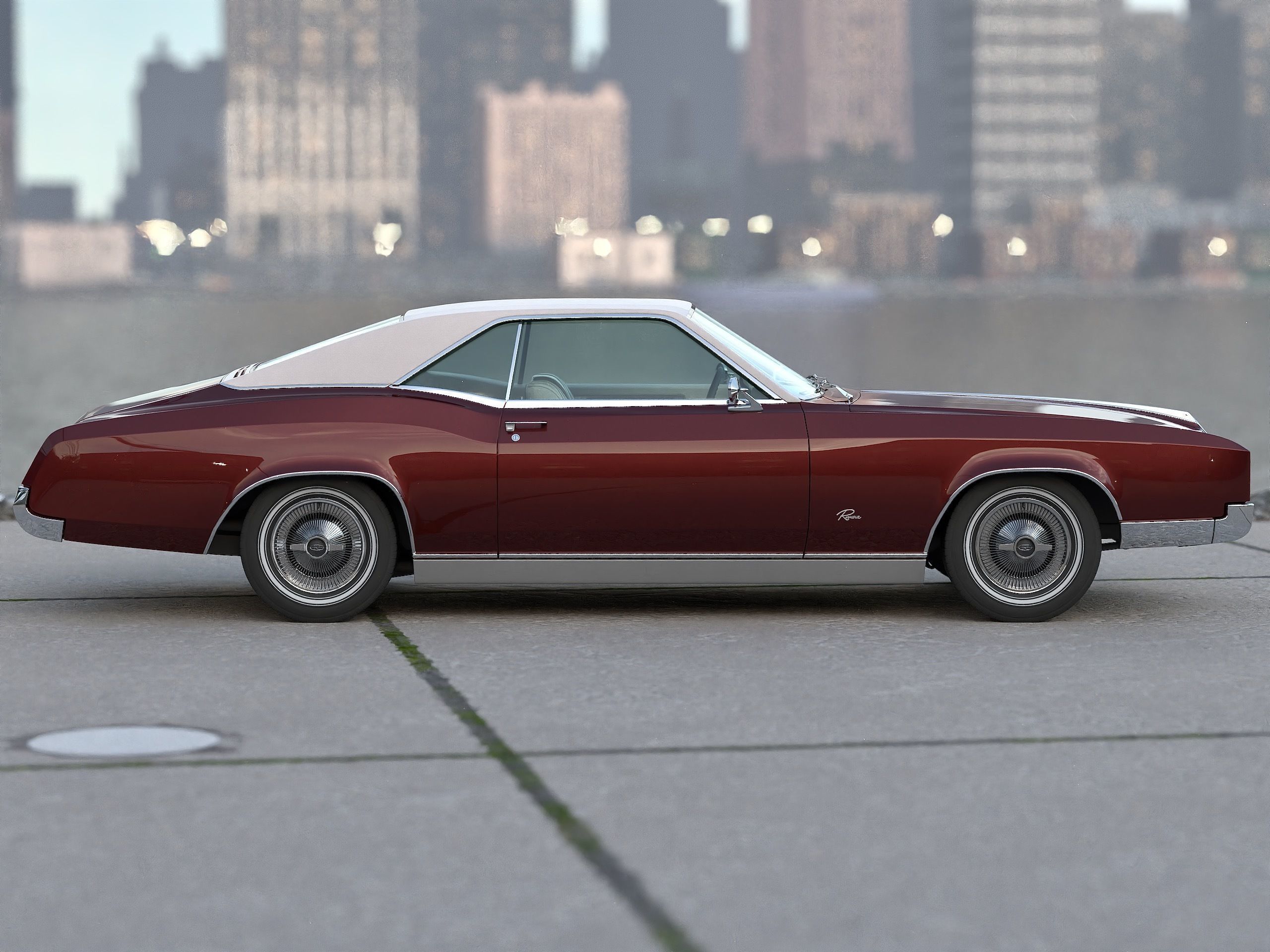 Buick Riviera 1966 3D model_3