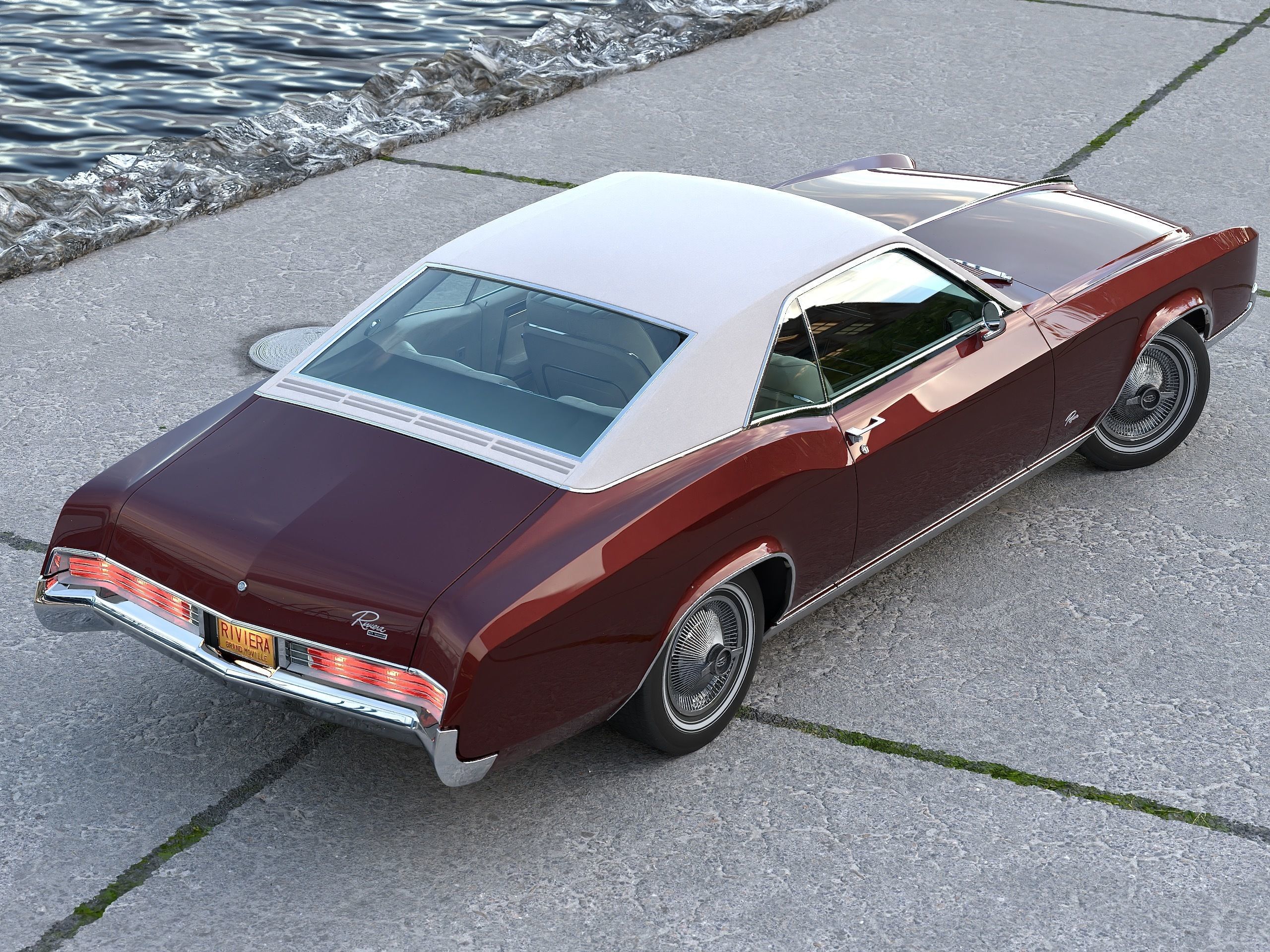 Buick Riviera 1966 3D model_1