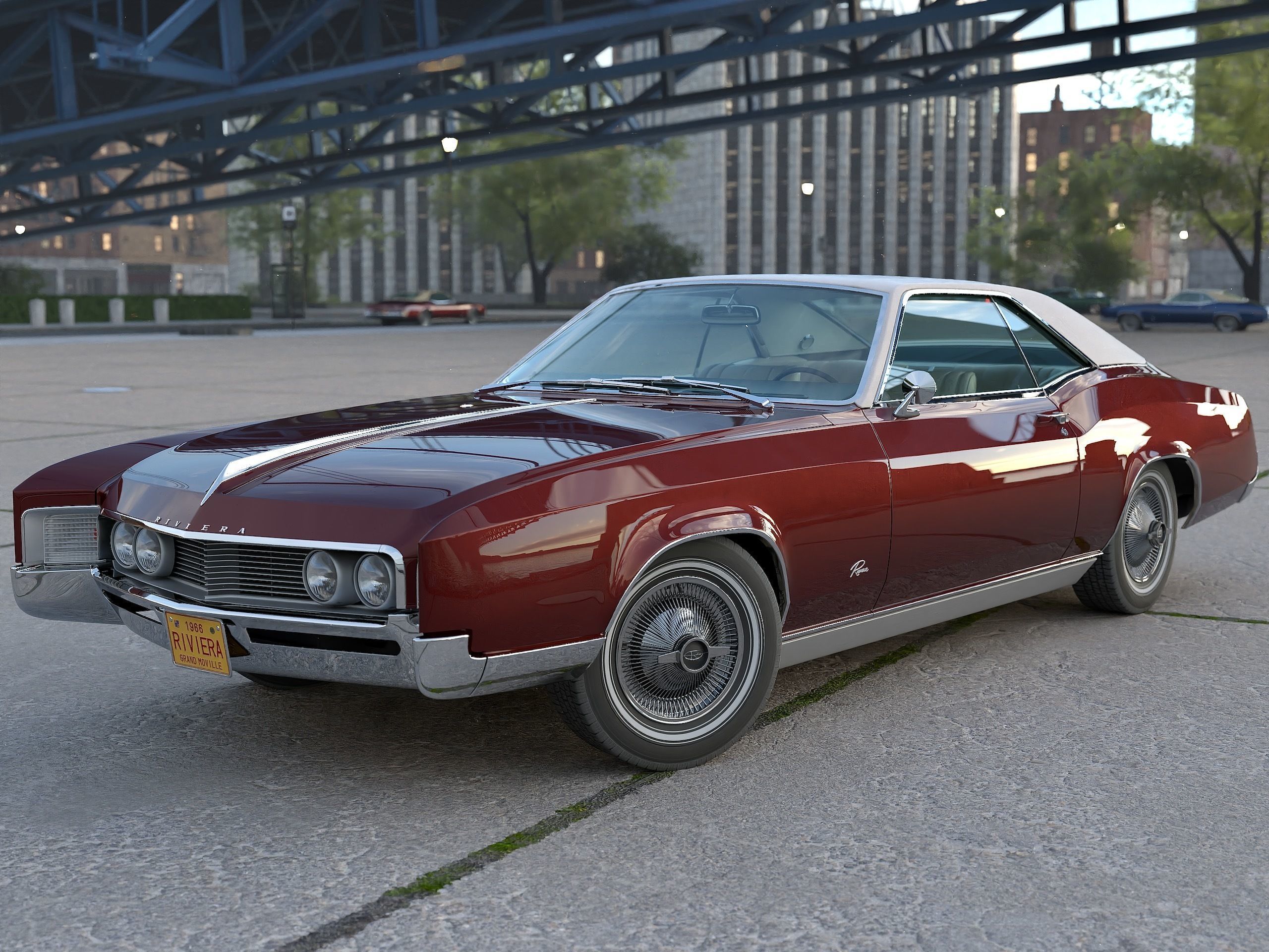 Buick Riviera 1966 3D model_14