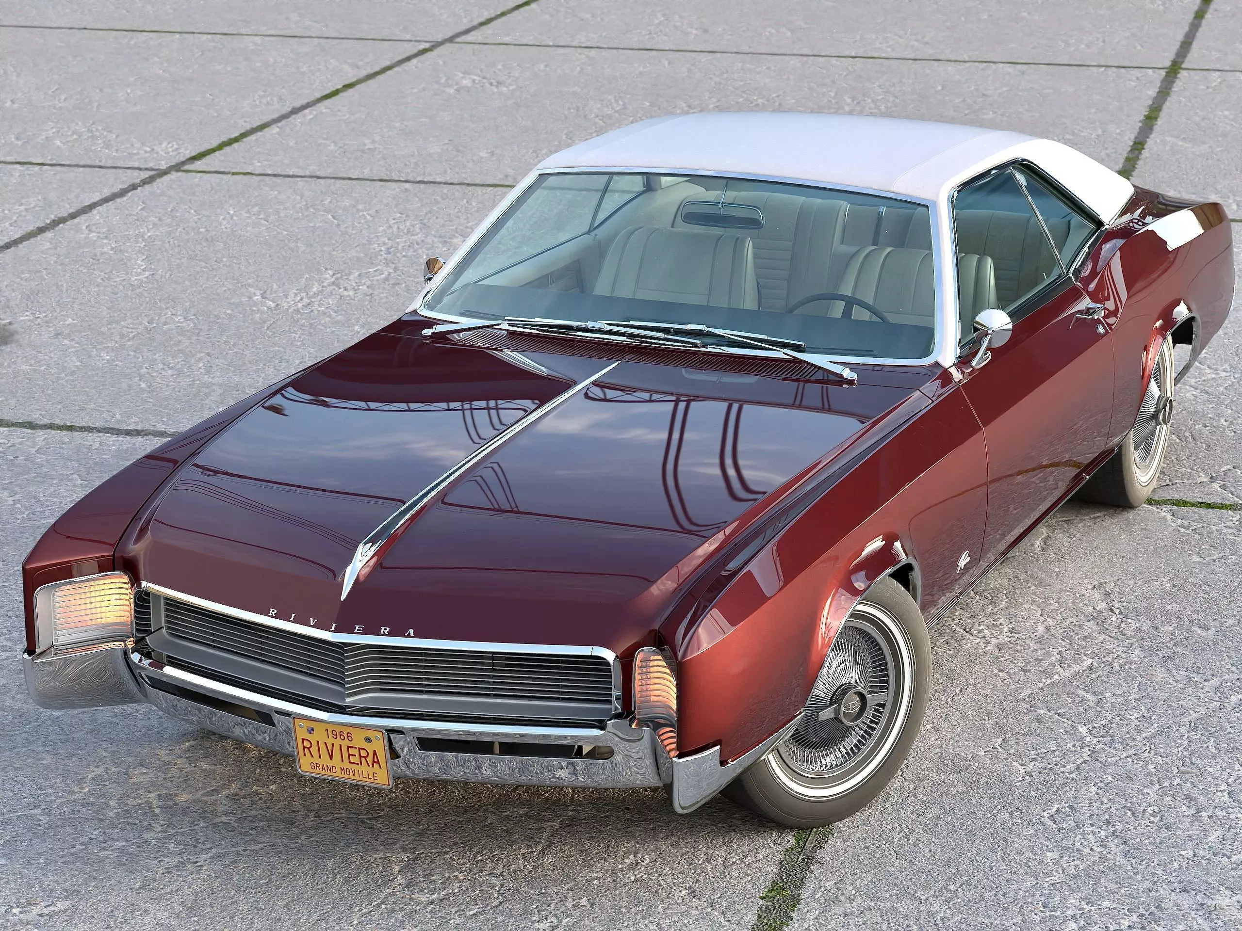 Buick Riviera 1966 3D model_0