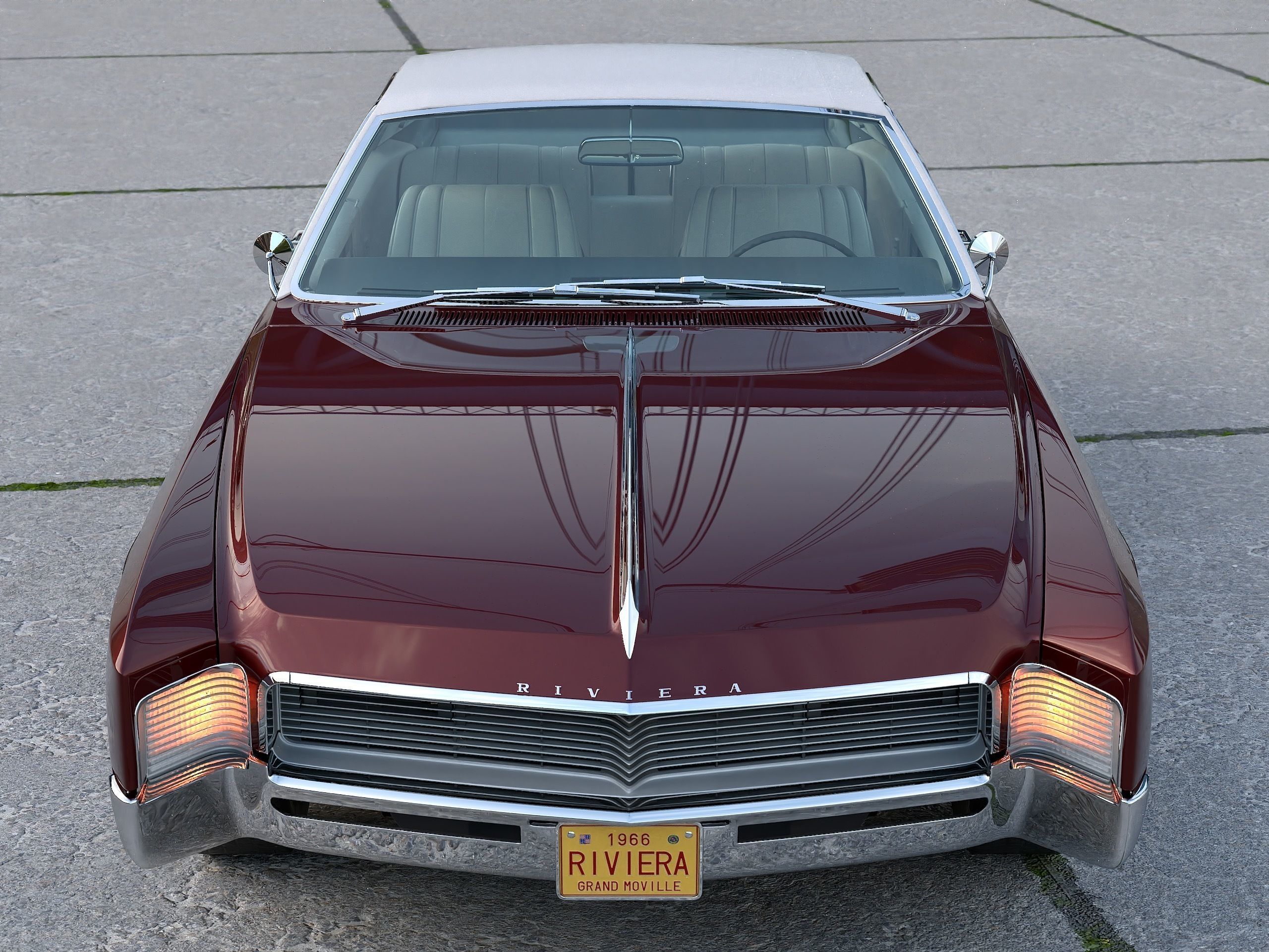 Buick Riviera 1966 3D model_2