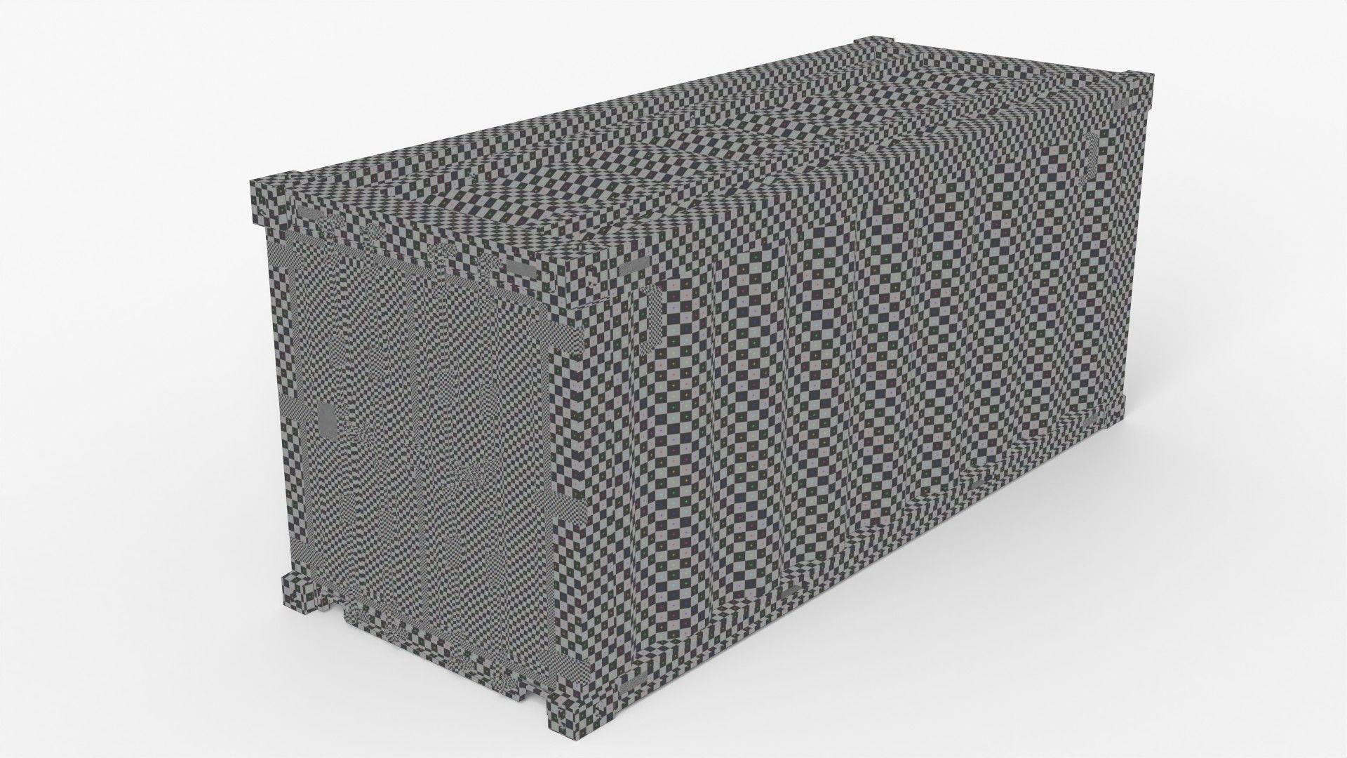 Stylized Cargo Shipping Container Low-poly 3D model_20