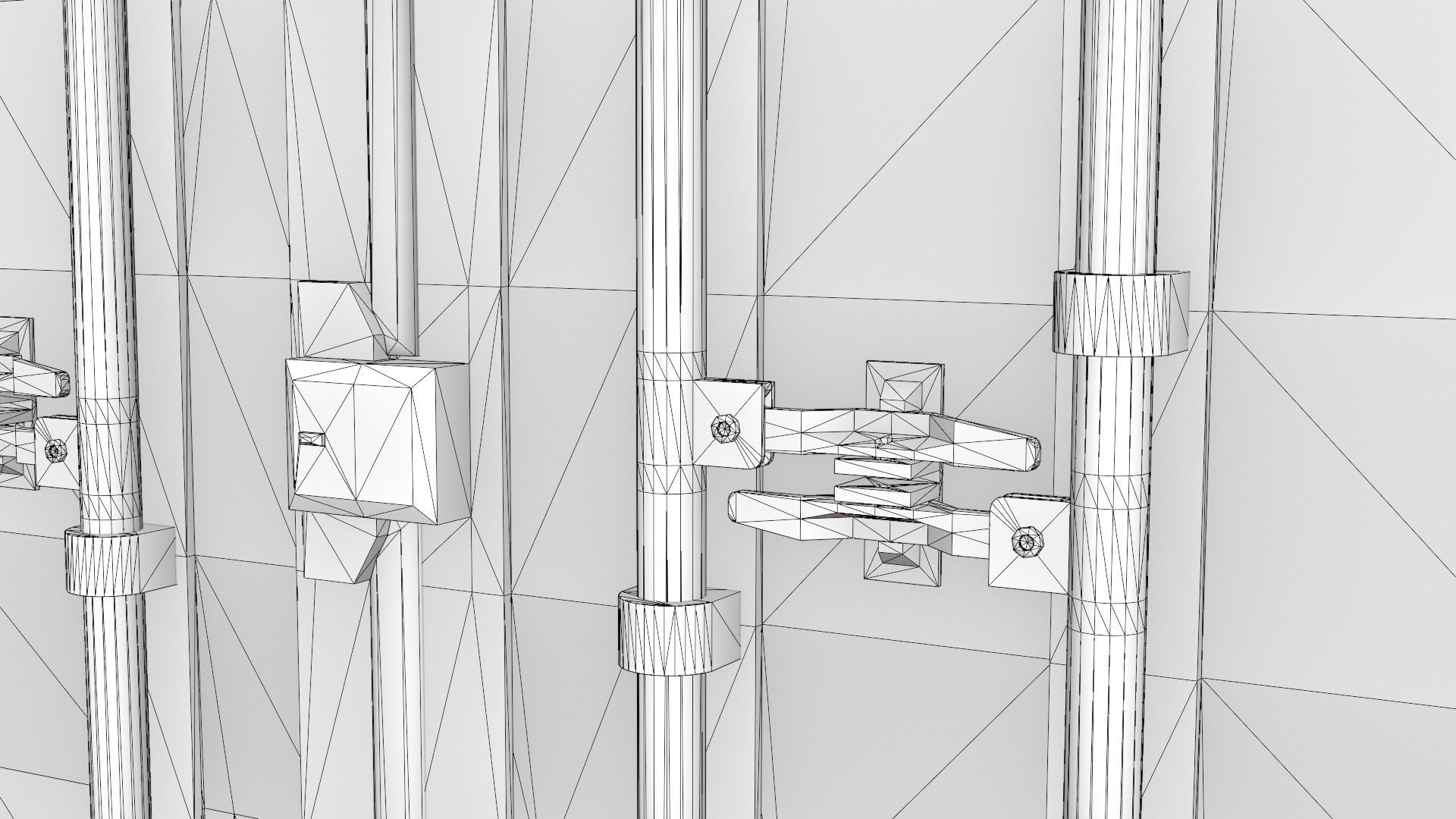 Stylized Cargo Shipping Container Low-poly 3D model_32