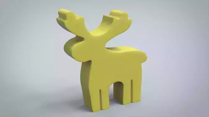 candle Moose model 3D print model
