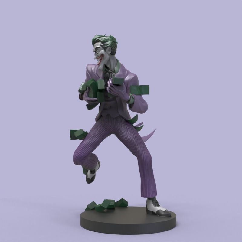 Joker in Dick Sprang style 3D print model_18