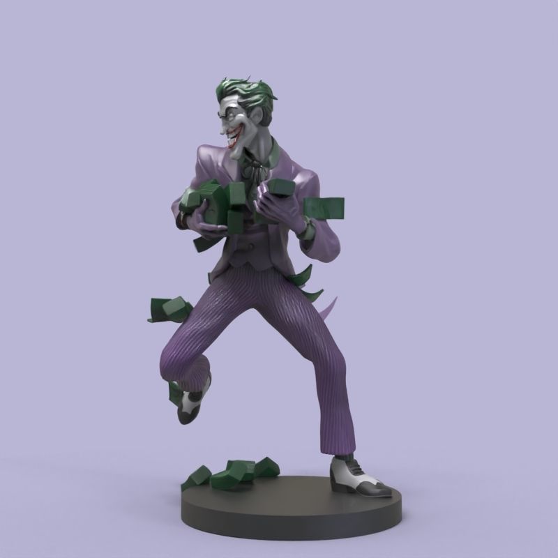 Joker in Dick Sprang style 3D print model_15