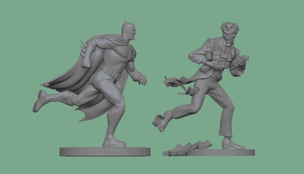 Joker in Dick Sprang style 3D print model_9