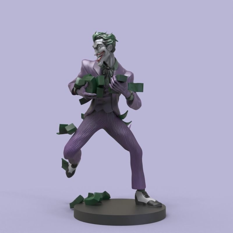 Joker in Dick Sprang style 3D print model_42