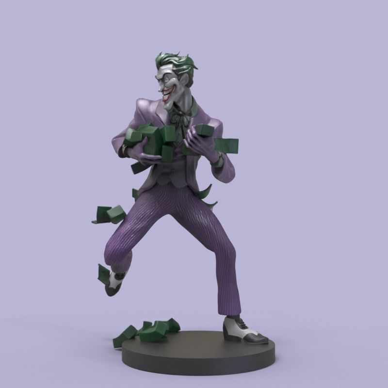 Joker in Dick Sprang style 3D print model_41