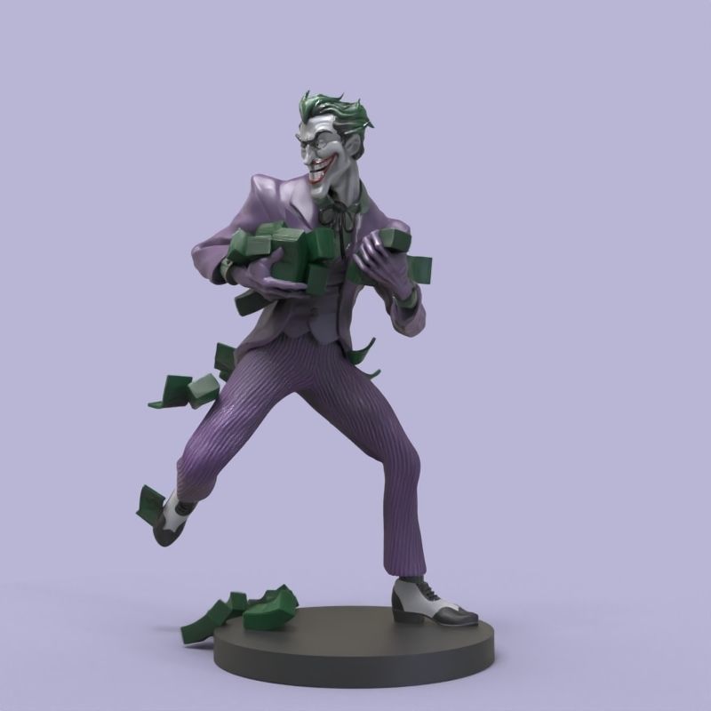 Joker in Dick Sprang style 3D print model_34