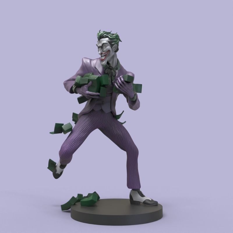 Joker in Dick Sprang style 3D print model_37