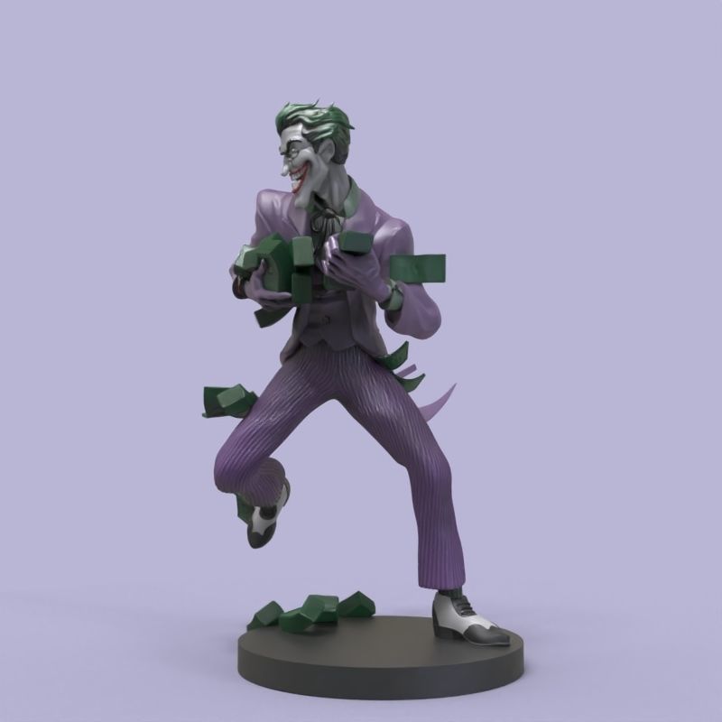 Joker in Dick Sprang style 3D print model_17