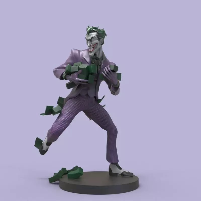 Joker in Dick Sprang style 3D print model_0