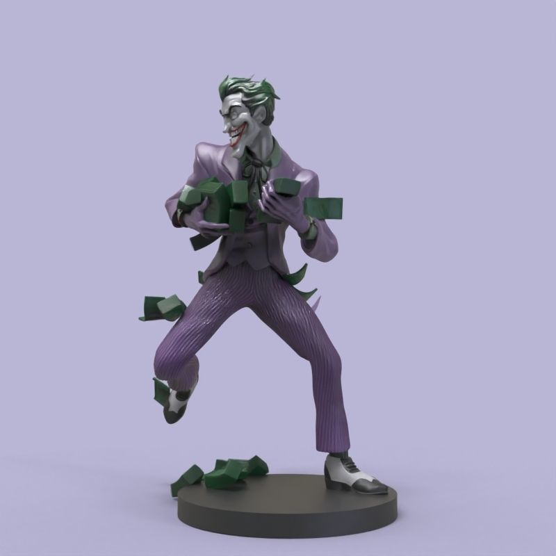 Joker in Dick Sprang style 3D print model_13
