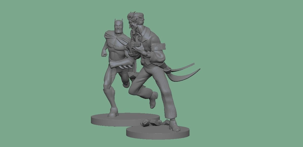 Joker in Dick Sprang style 3D print model_12