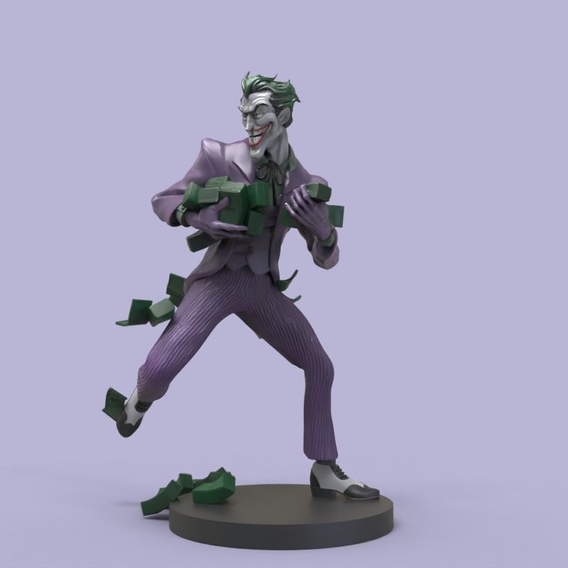 Joker in Dick Sprang style 3D print model_23