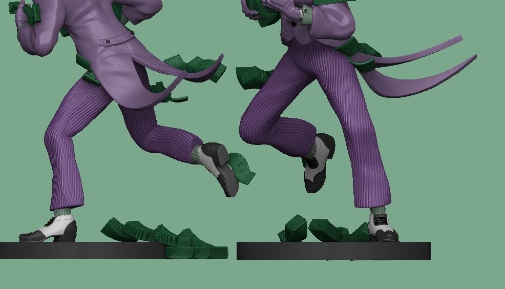 Joker in Dick Sprang style 3D print model_7
