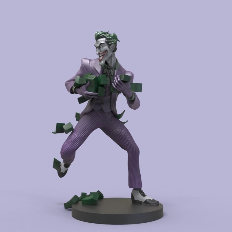 Joker in Dick Sprang style 3D print model_39