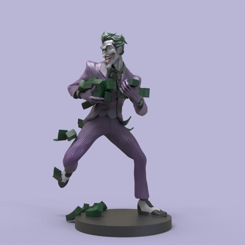 Joker in Dick Sprang style 3D print model_38