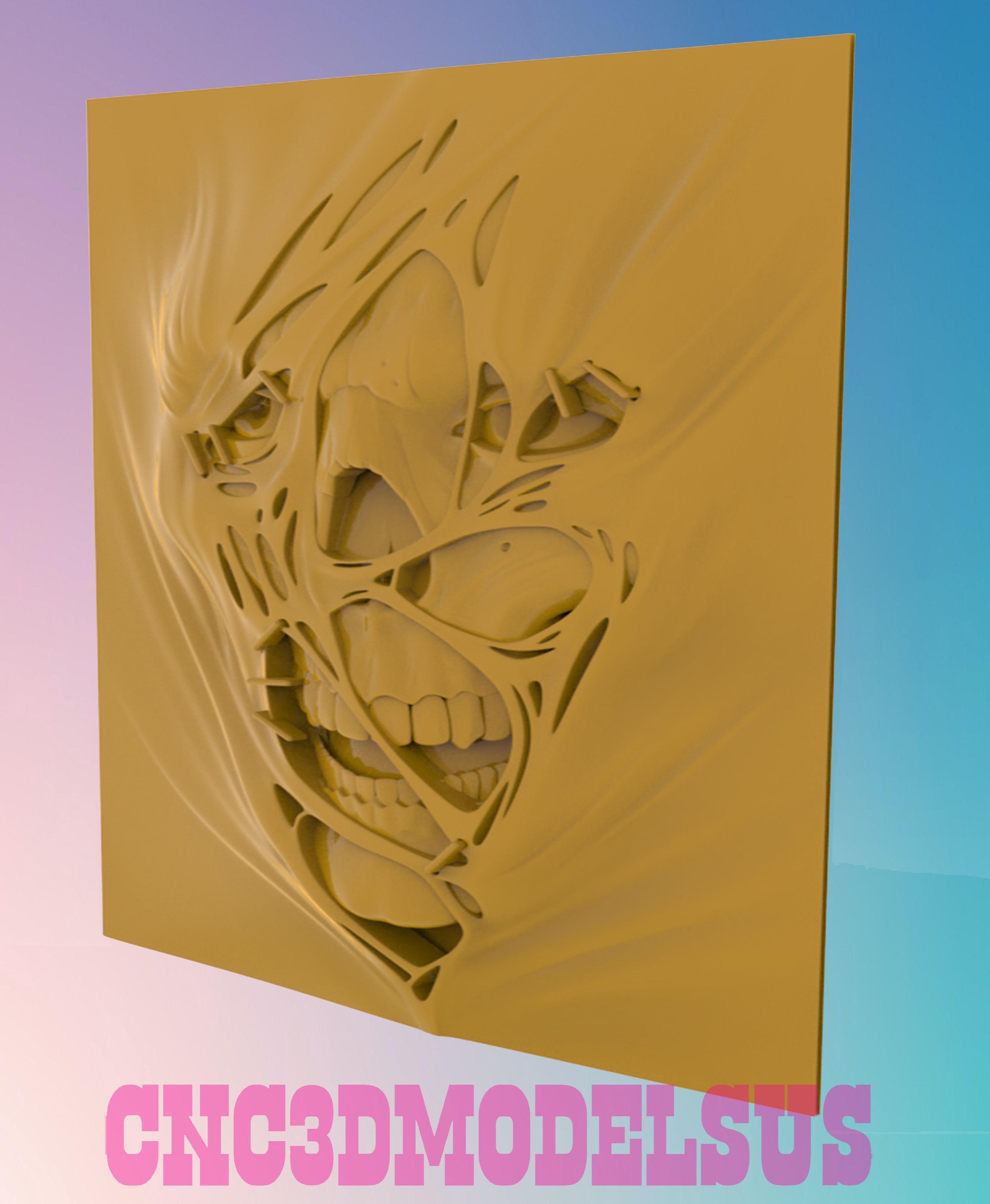 Zombie 3D MODEL STL FILE FOR CNC ROUTER LASER 3D model 3D printable ...