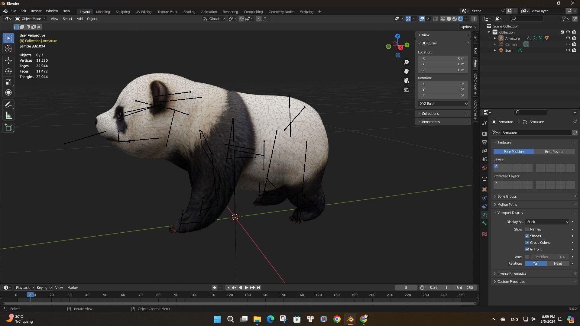 Panda A2 3D model_17