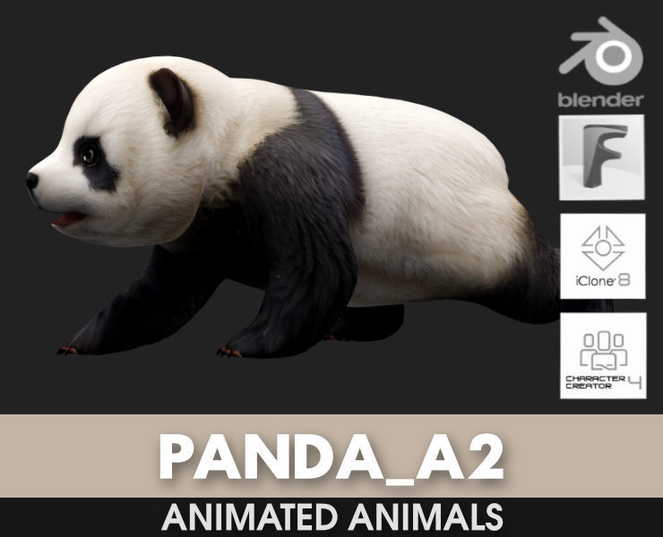 Panda A2 3D model_0