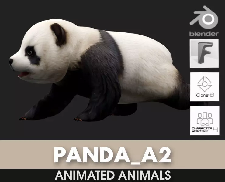 Panda A2 3D model_0