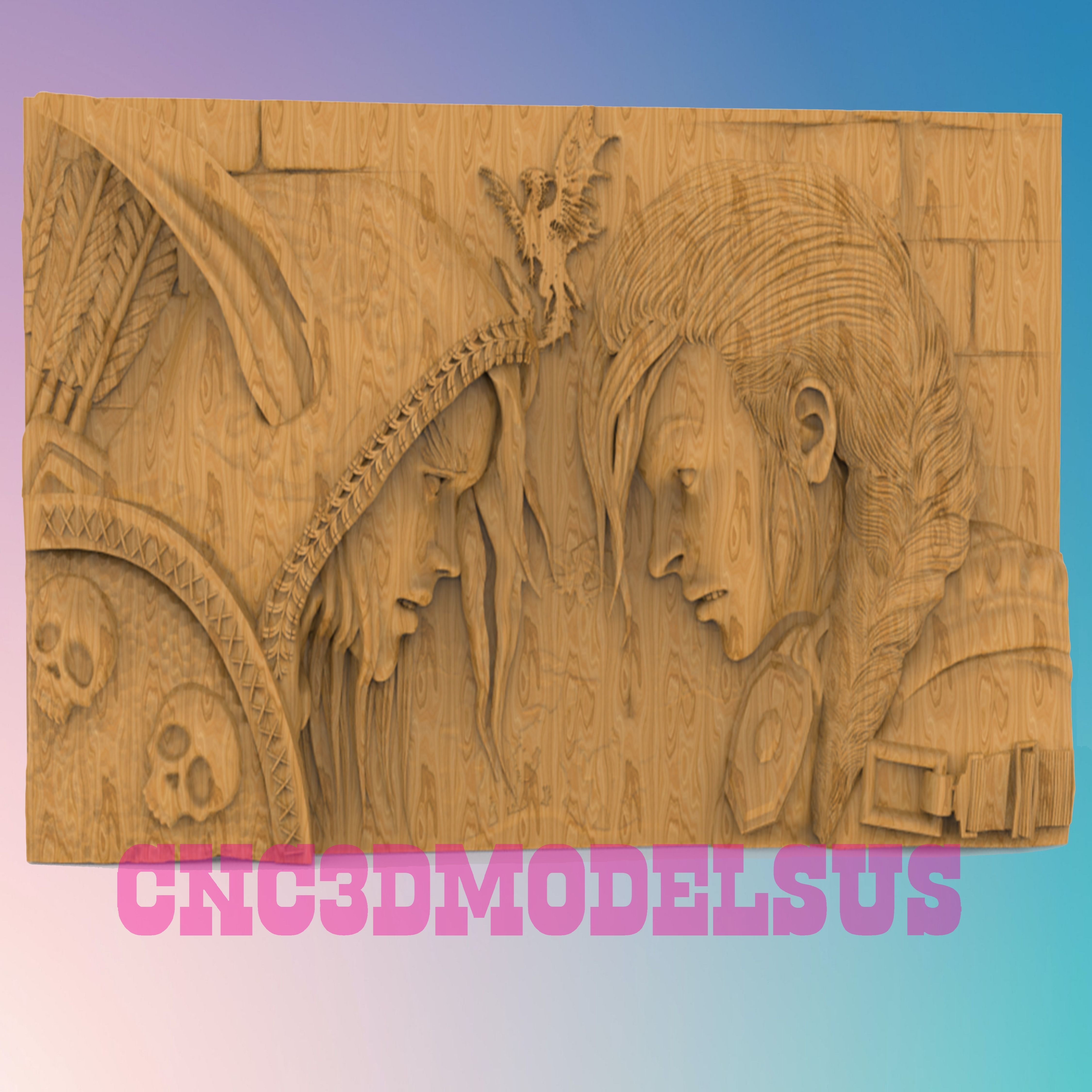 World of Warcraft 3D MODEL STL FILE FOR CNC ROUTER LASER 3D print model_2