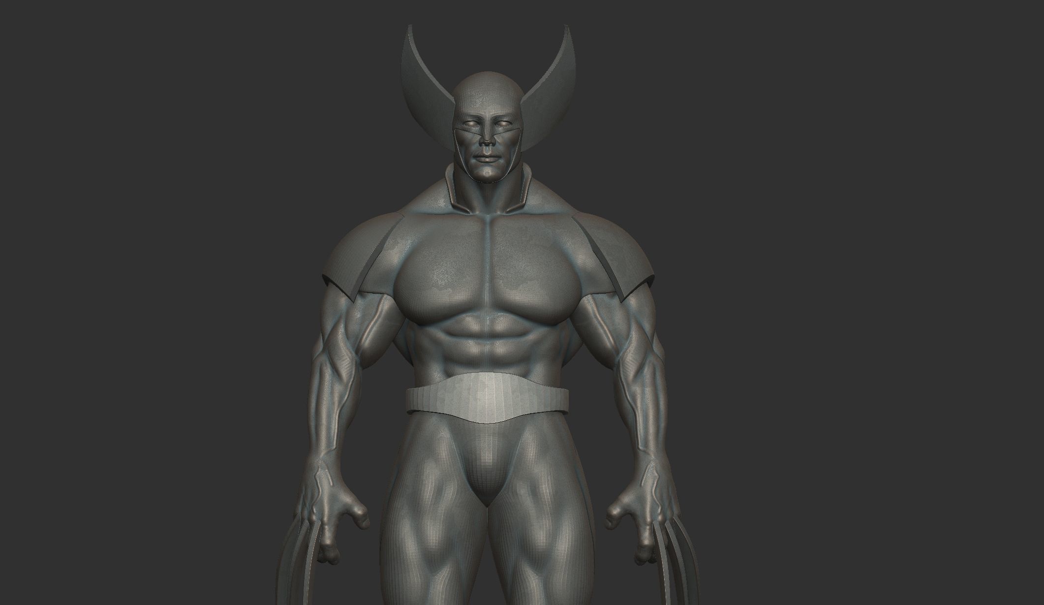 Fan Art of Wolverine 3D print model 3D print model_4