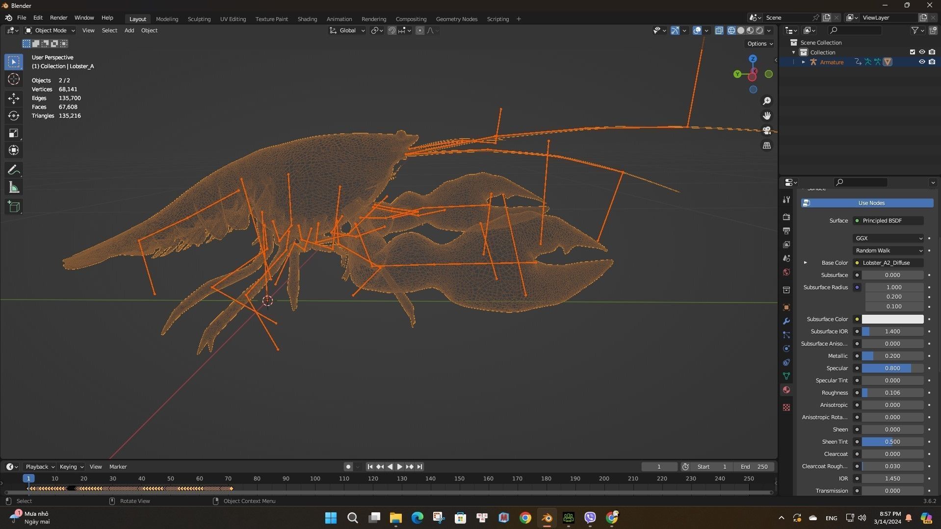 Lobster A2 3D model_17