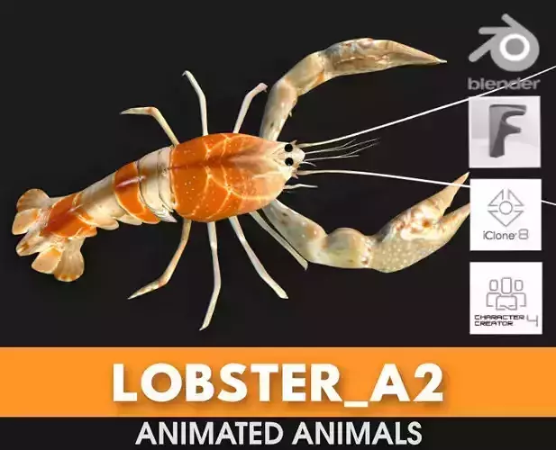 Lobster A2 3D model