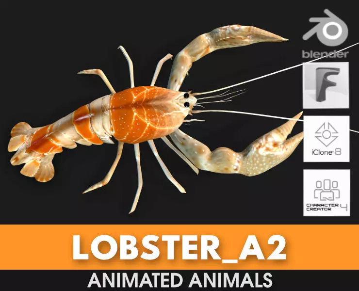 Lobster A2 3D model_0