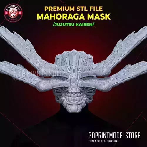 Mahoraga Mask - Jujutsu Kaisen Cosplay Helmet - Halloween