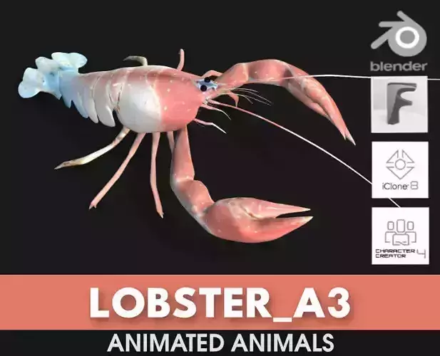 Lobster A3 3D model